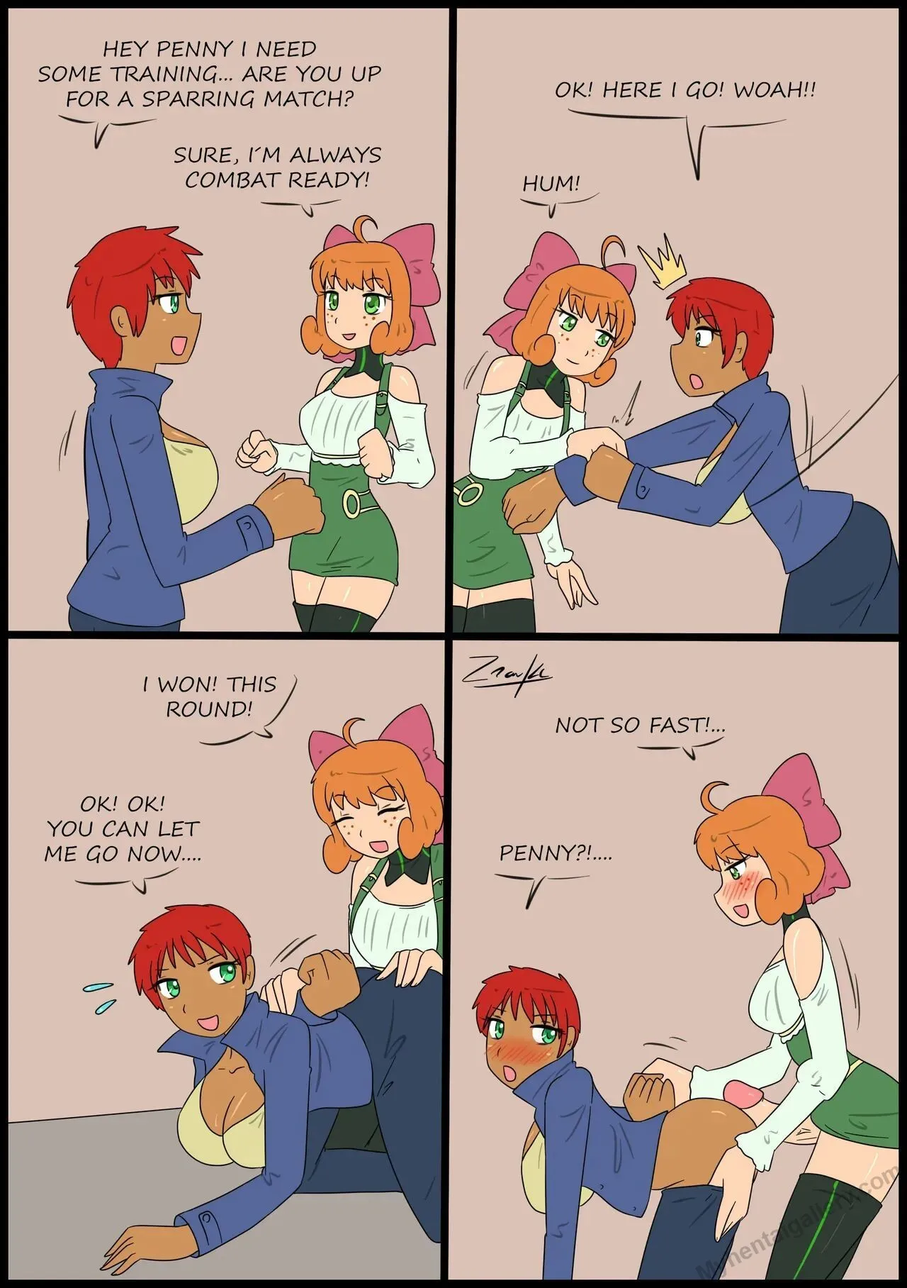 Sparring Issues porno comics Cover