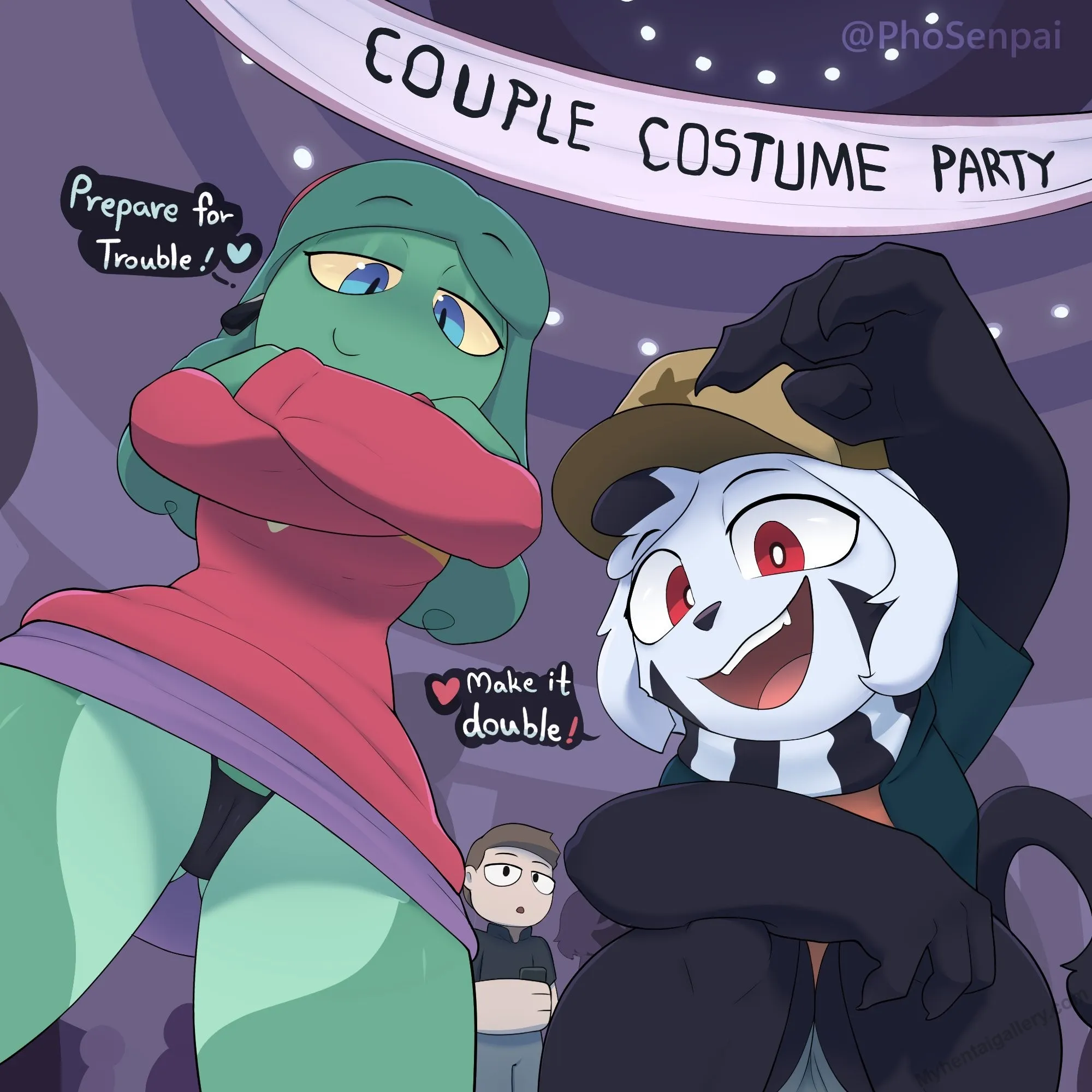 Just Two Rascals Sabotaging A Party porno comics Cover