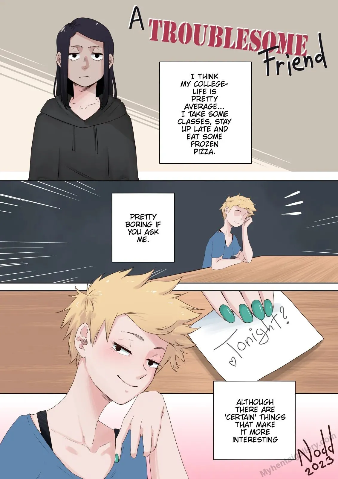 A Troublesome Friend porno comics