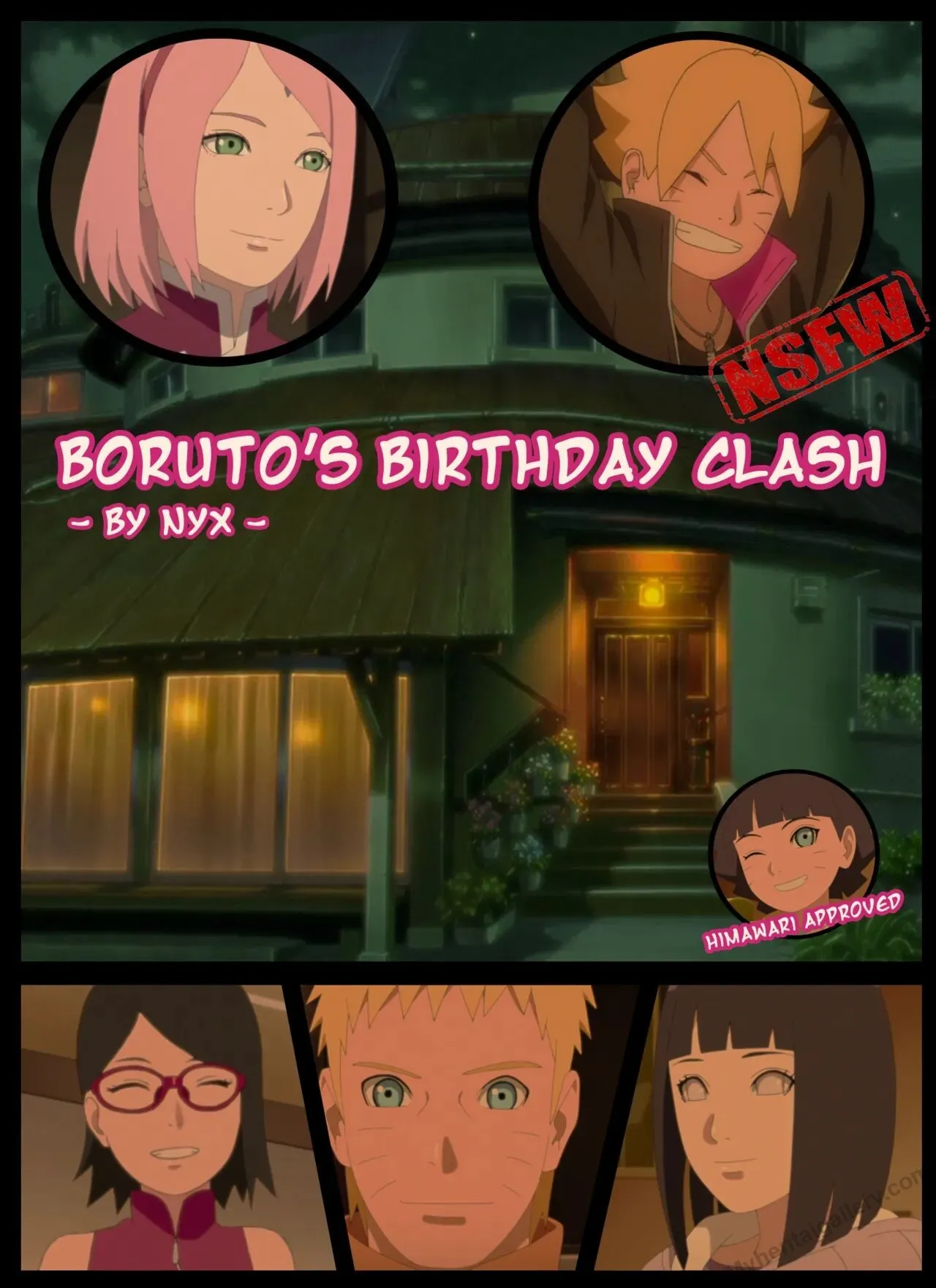 Boruto's Birthday Clash porno comics Cover