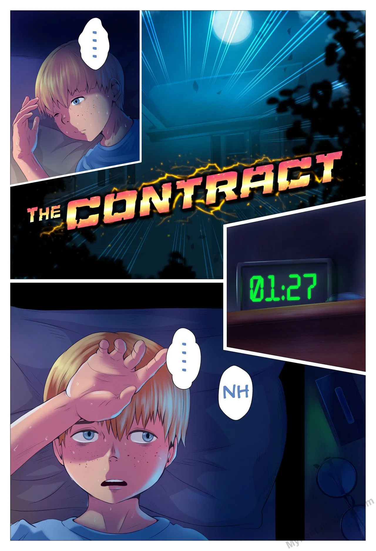 The Contract! porno comics Cover