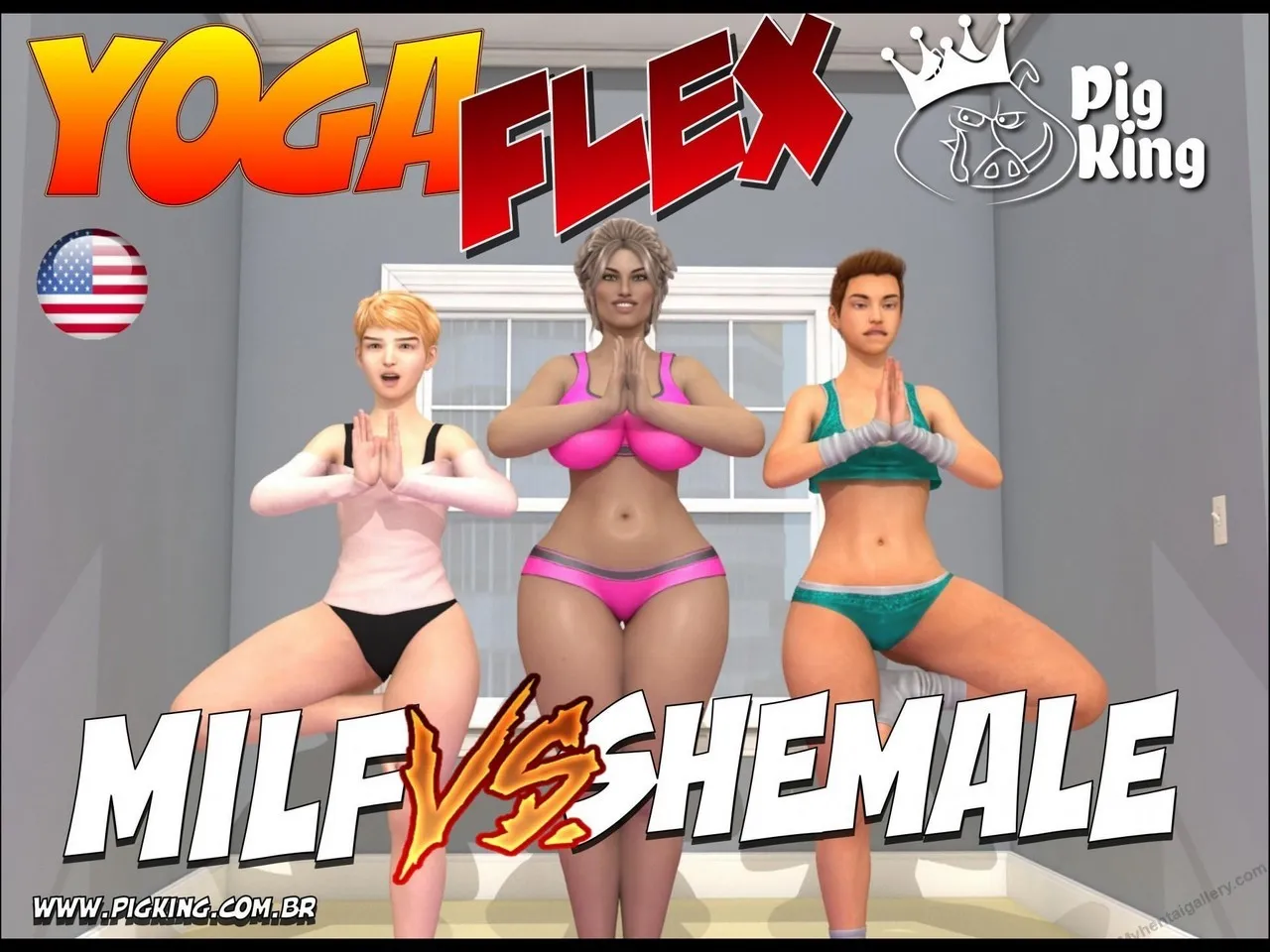 Yoga Flex 1 porno comics Cover