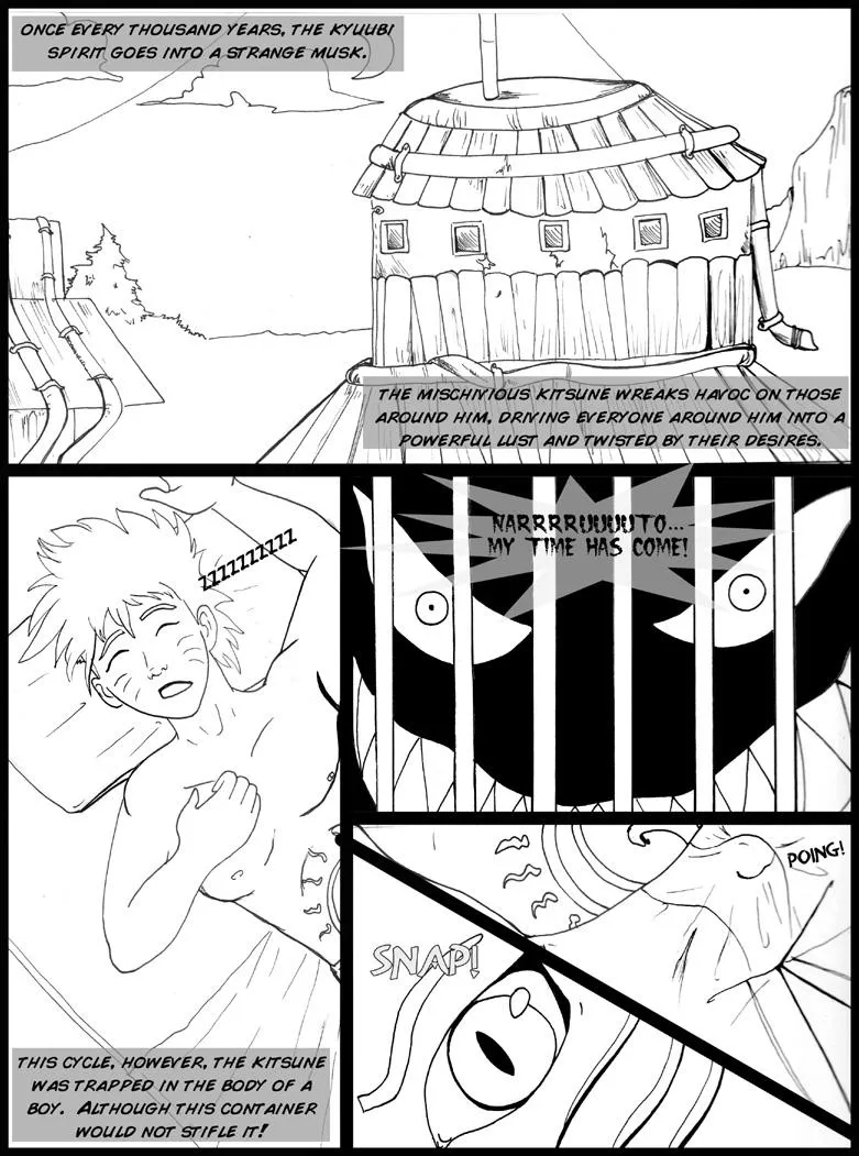 The Kyuubi's Corruption porno comics Cover