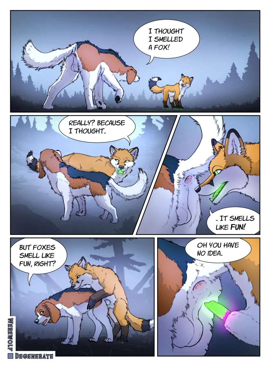 A Fox And A Dog porno comics Cover