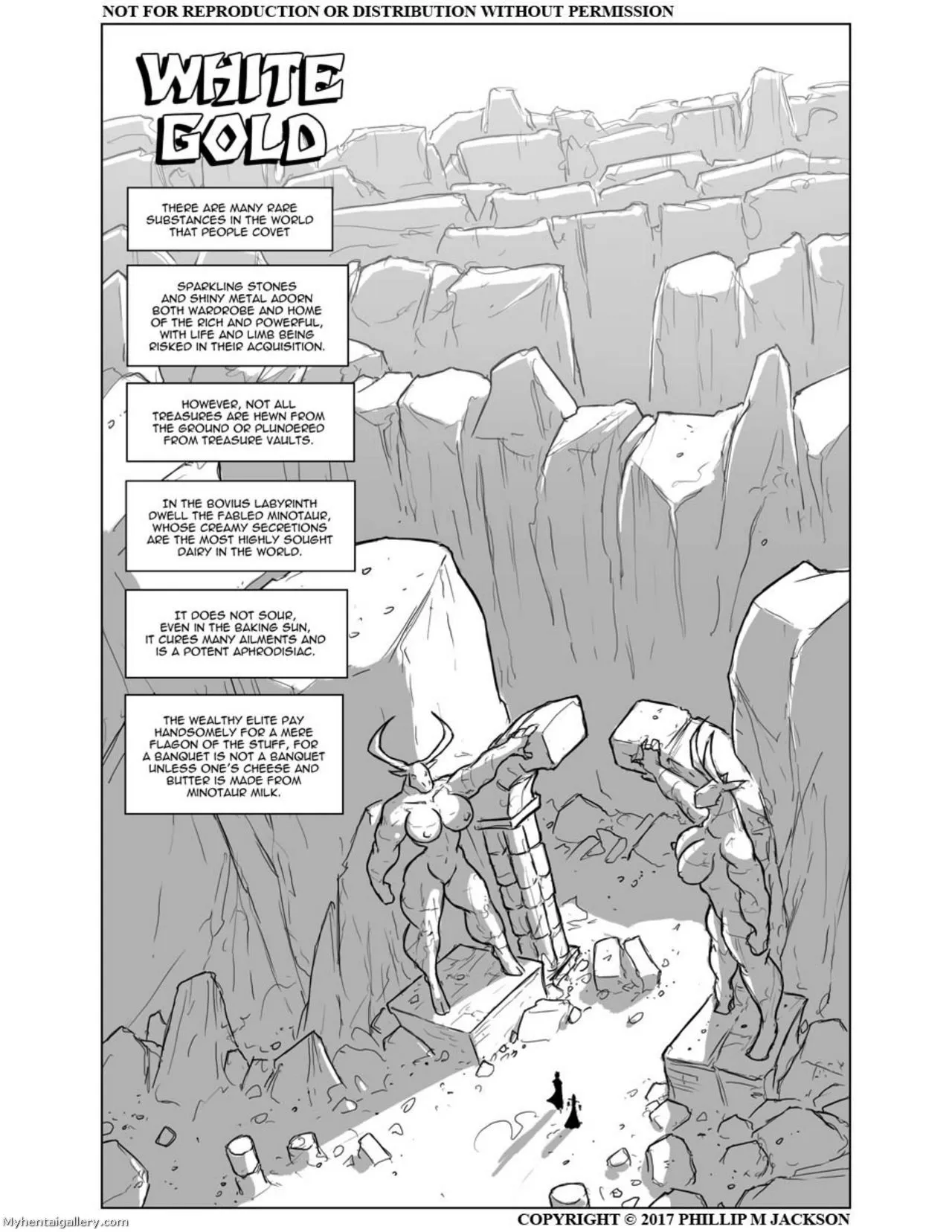 White Gold porno comics Cover