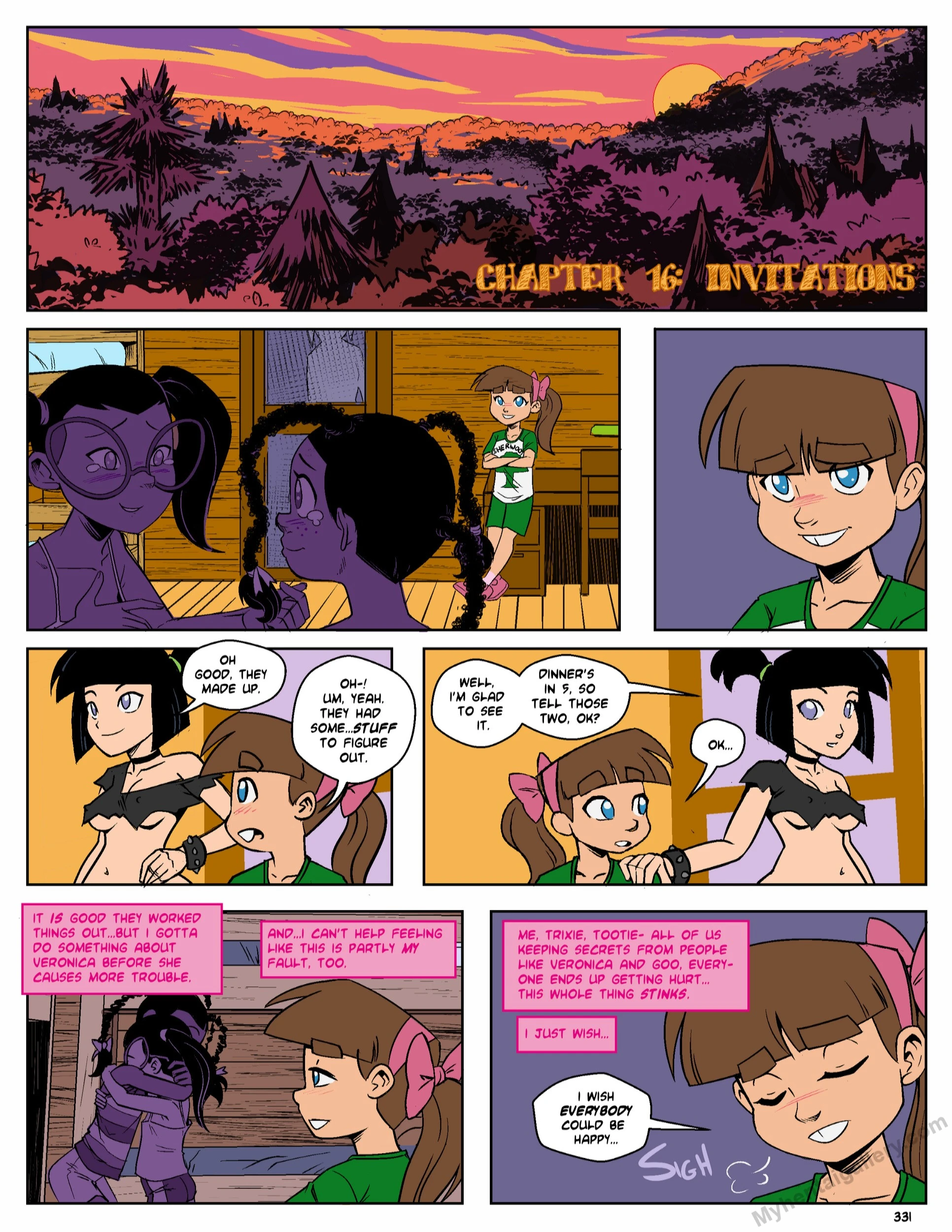 Camp Sherwood 16 - Invitations porno comics