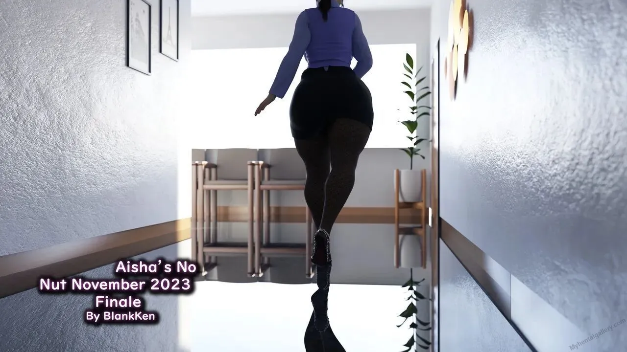 Aisha's No Nut November 2023 Finale porno comics Cover