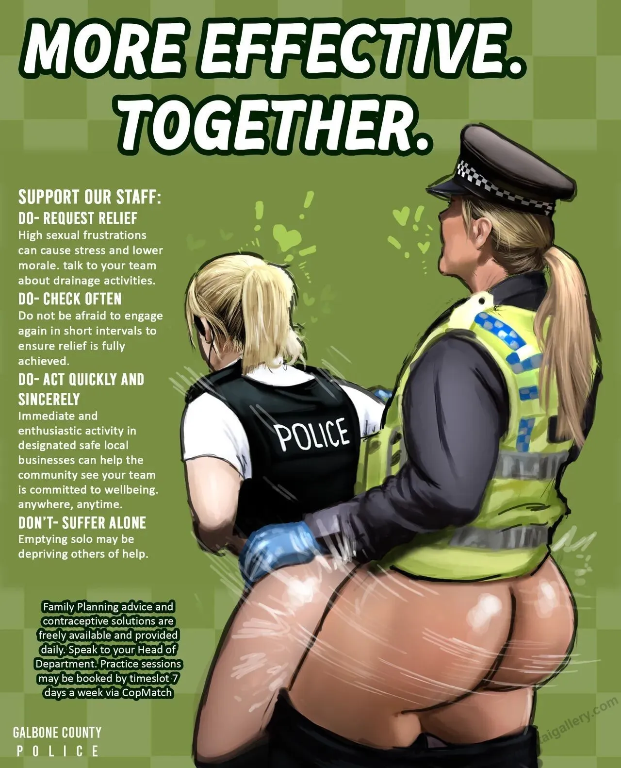 Galbone County Officer Welfare porno comics