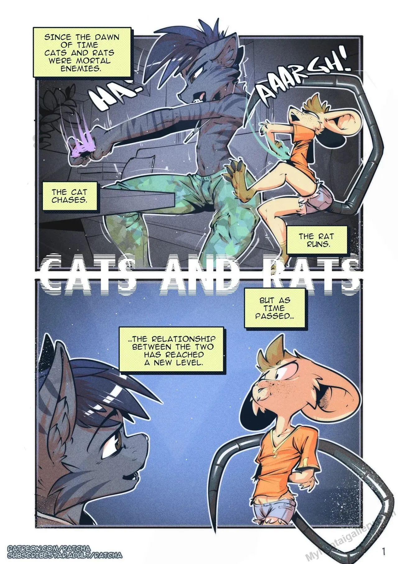 Cats And Rats porno comics Cover