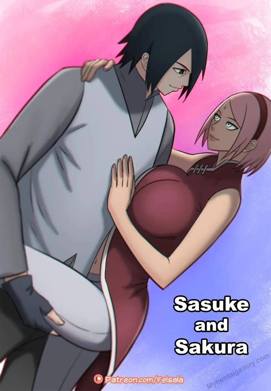 Sasuke And Sakura porno comics Cover