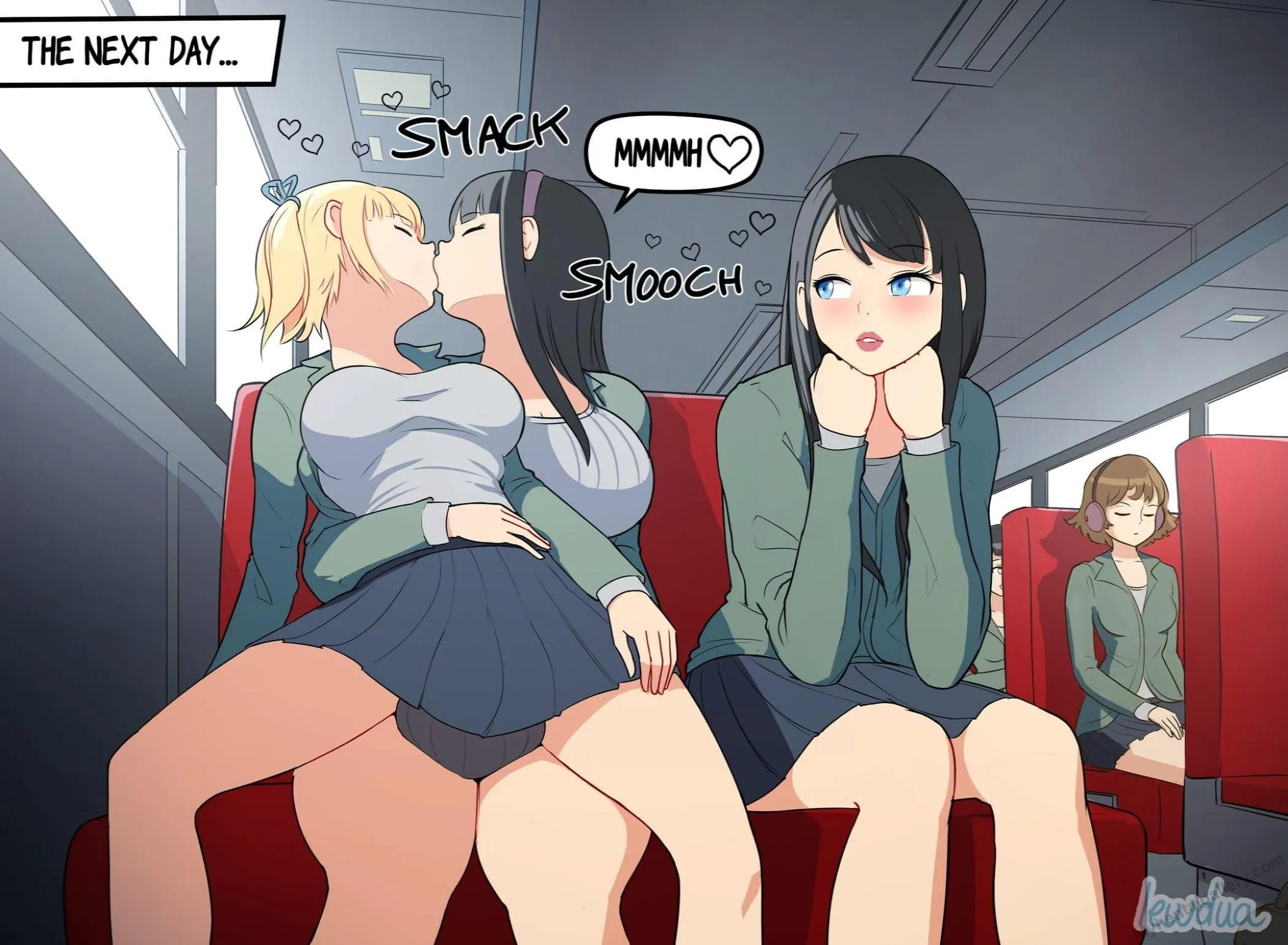 Lewdies 6 - On The Bus 2 porno comics Cover