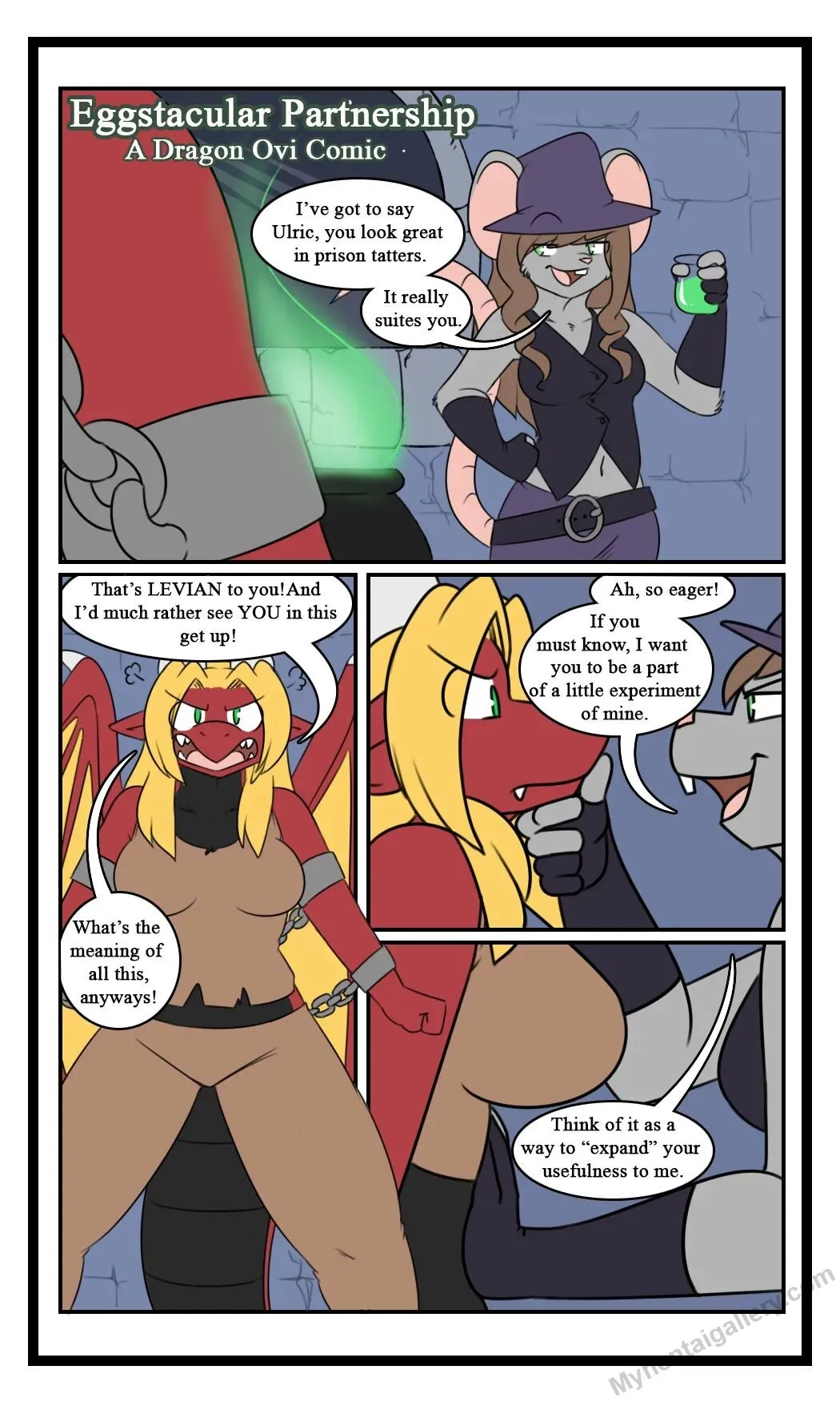 Eggstacular Partnership porno comics