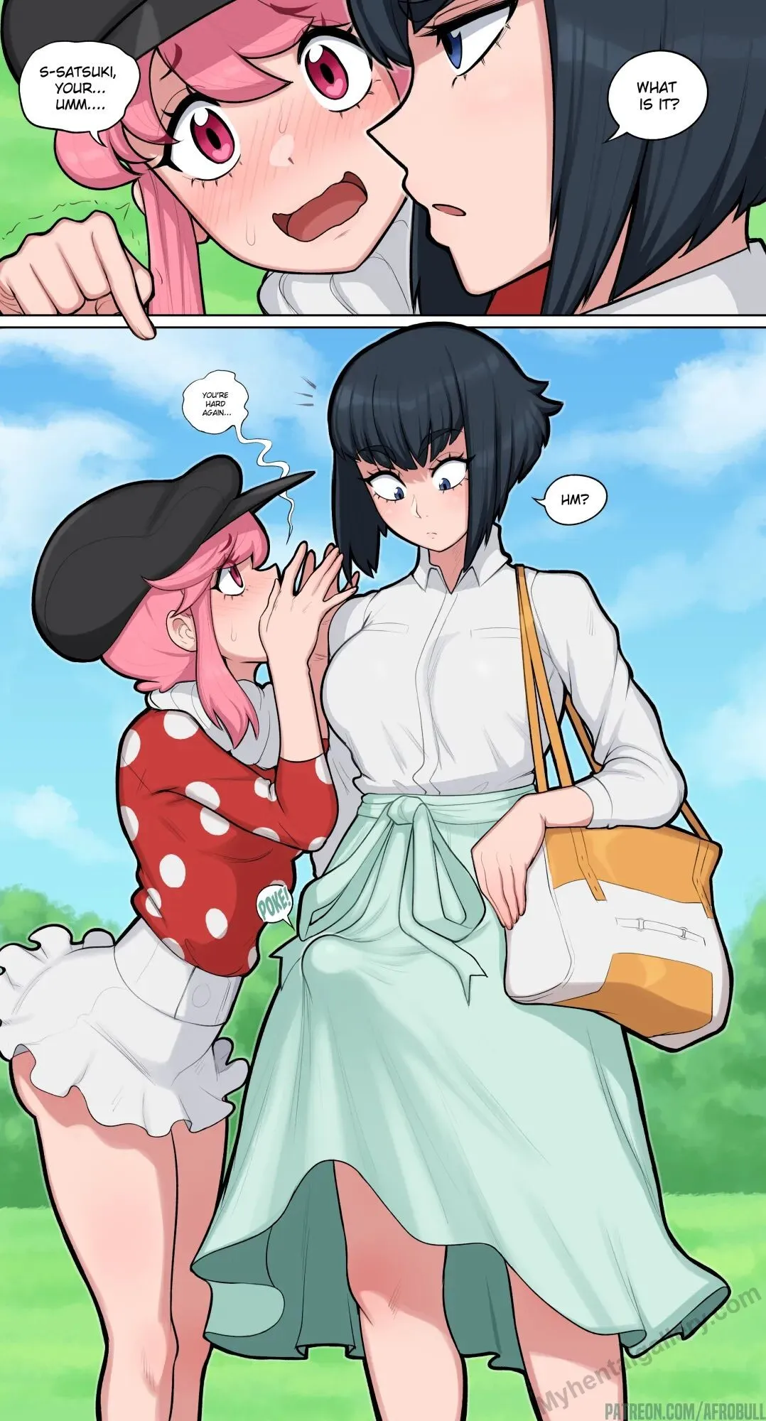 Satsuki x Nonon porno comics Cover