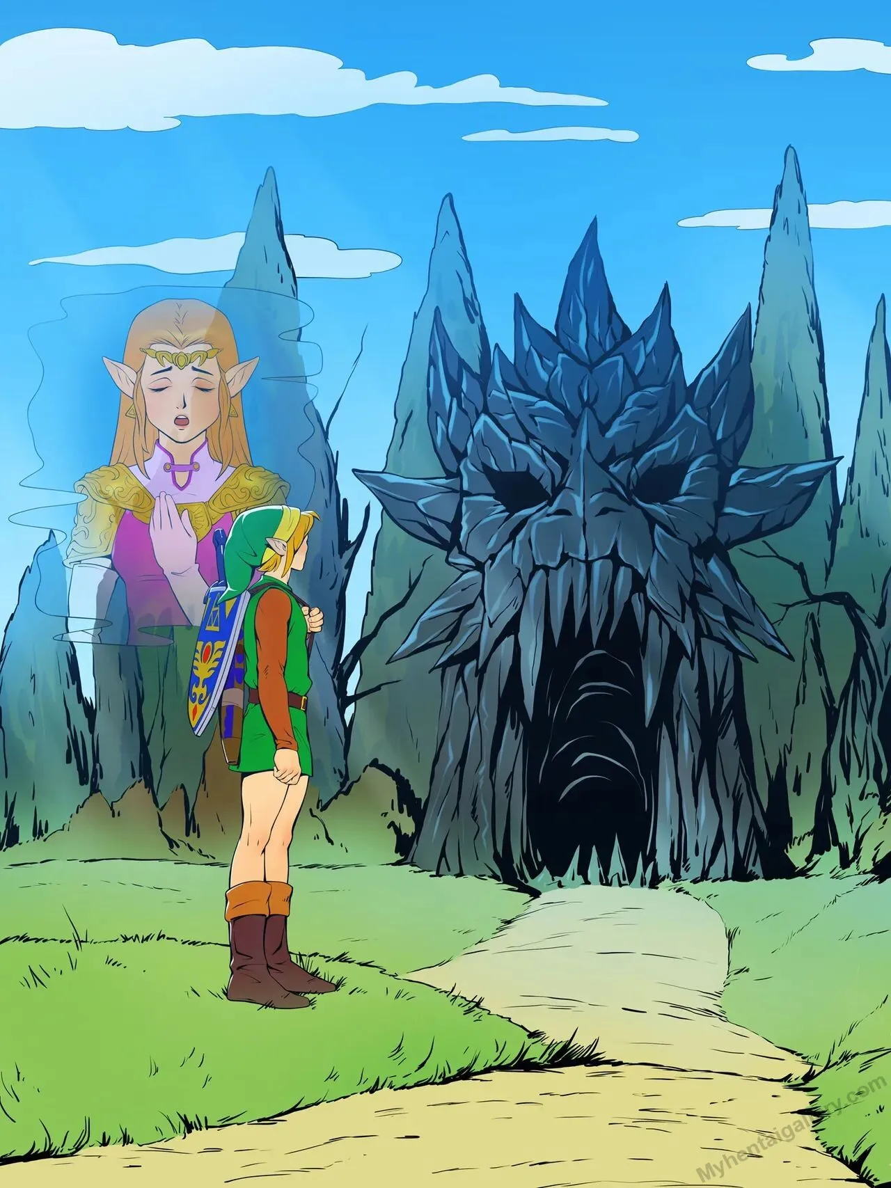 Link Encounters A LikeLike porno comics Cover