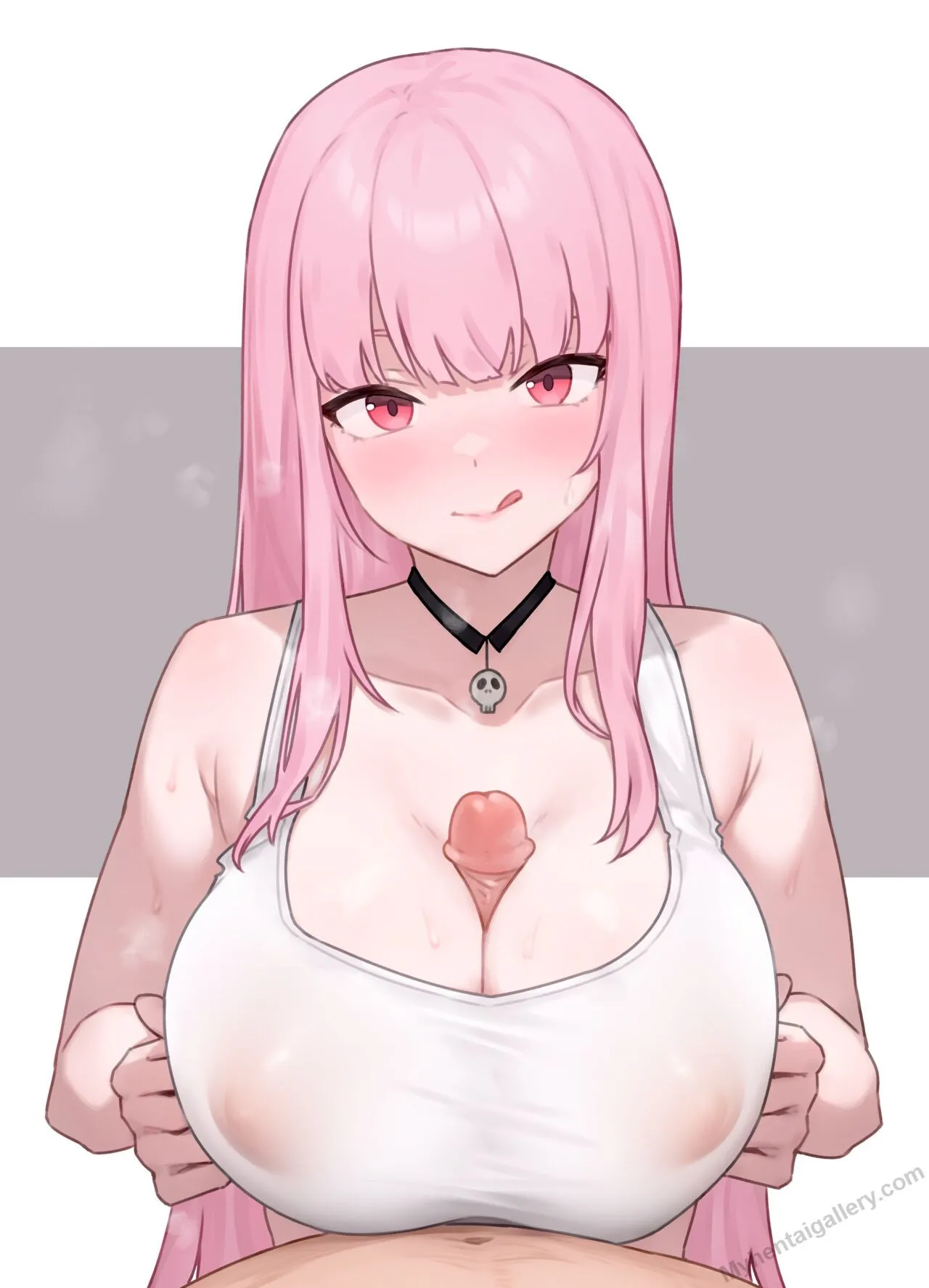 Mori Calliope's Paizuri porno comics