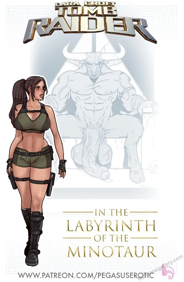 Lara Croft - Labyrinth Of The Minotaur porno comics Cover