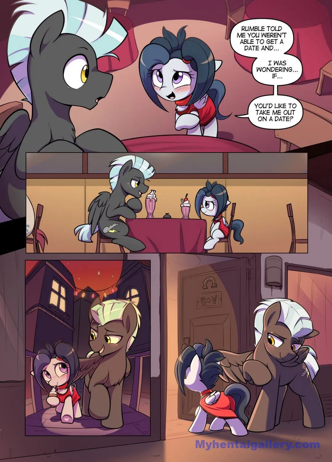 Rumble Date porno comics