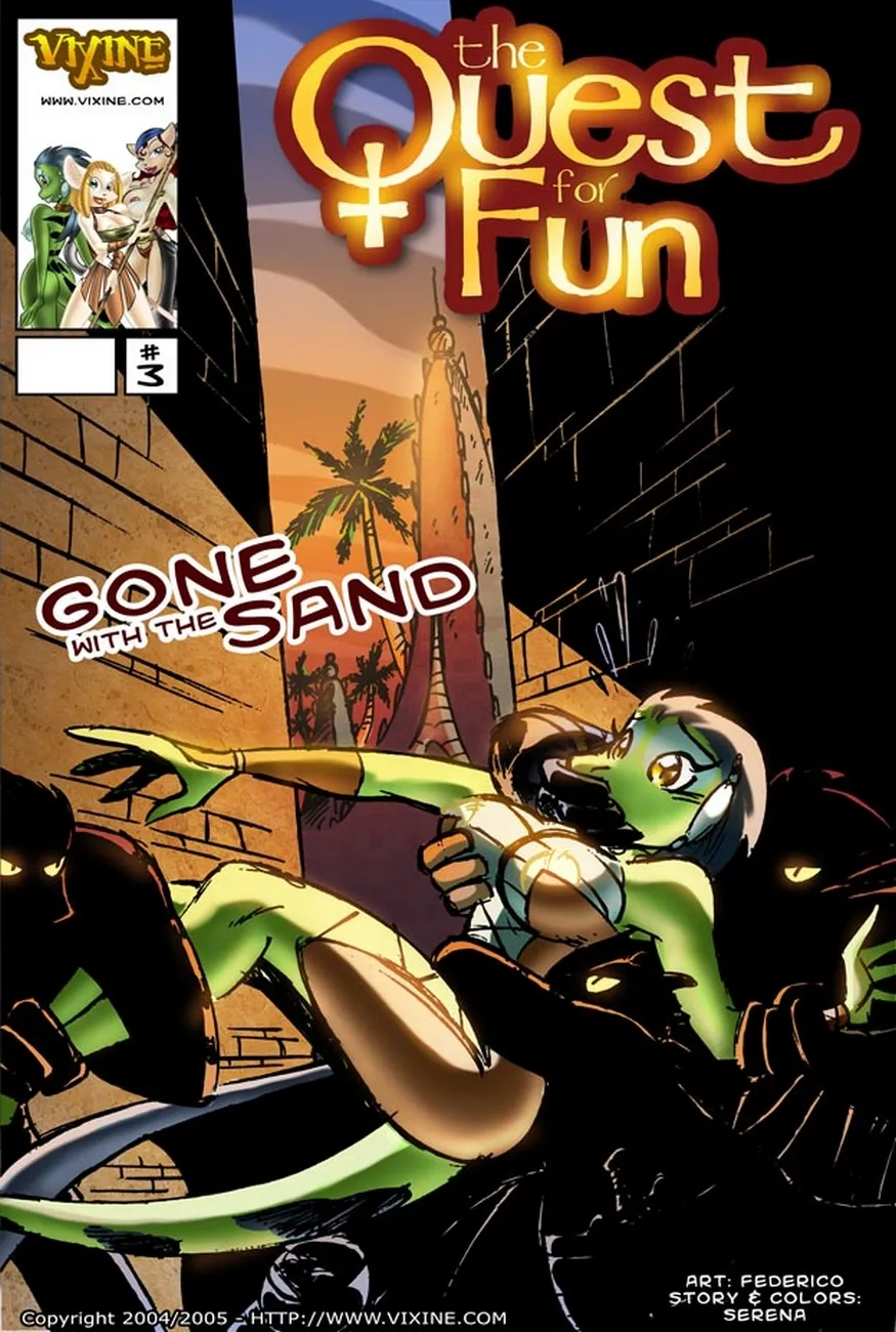 The Quest For Fun 3 - Gone With The Sand porno comics