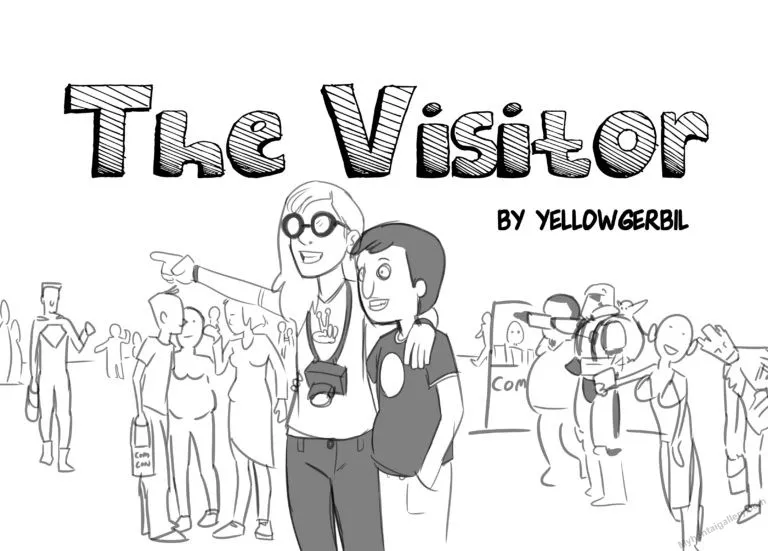 The Visitor! porno comics Cover