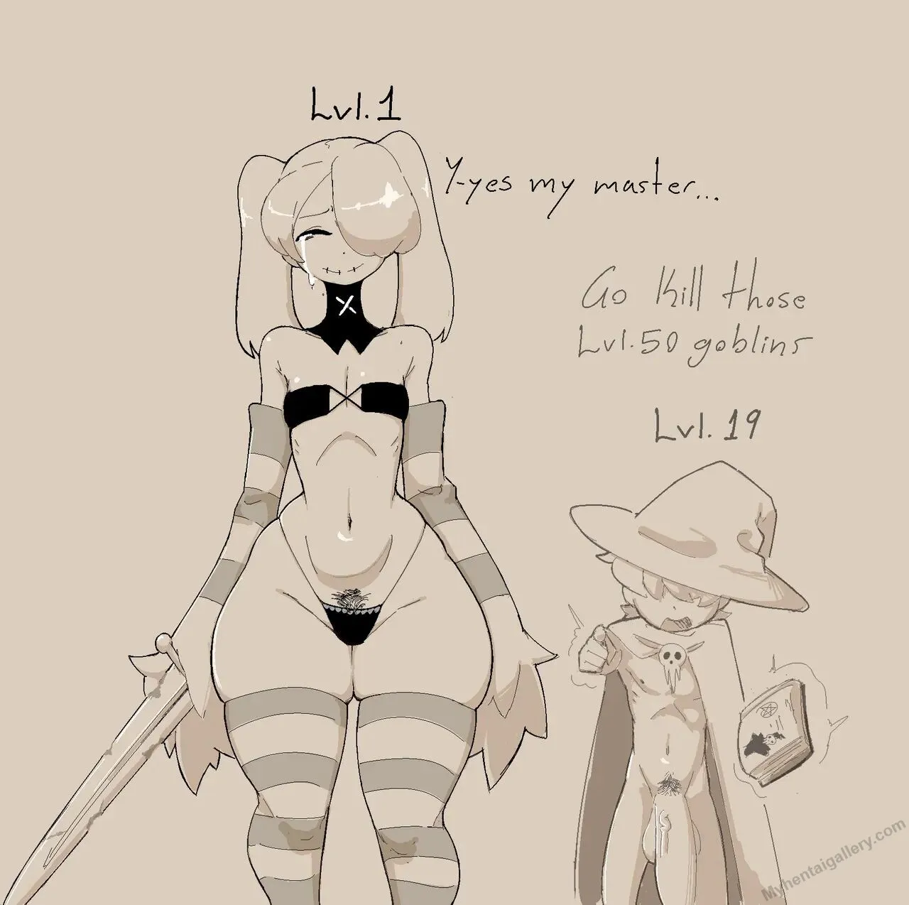 Necromancy Is Fun porno comics Cover