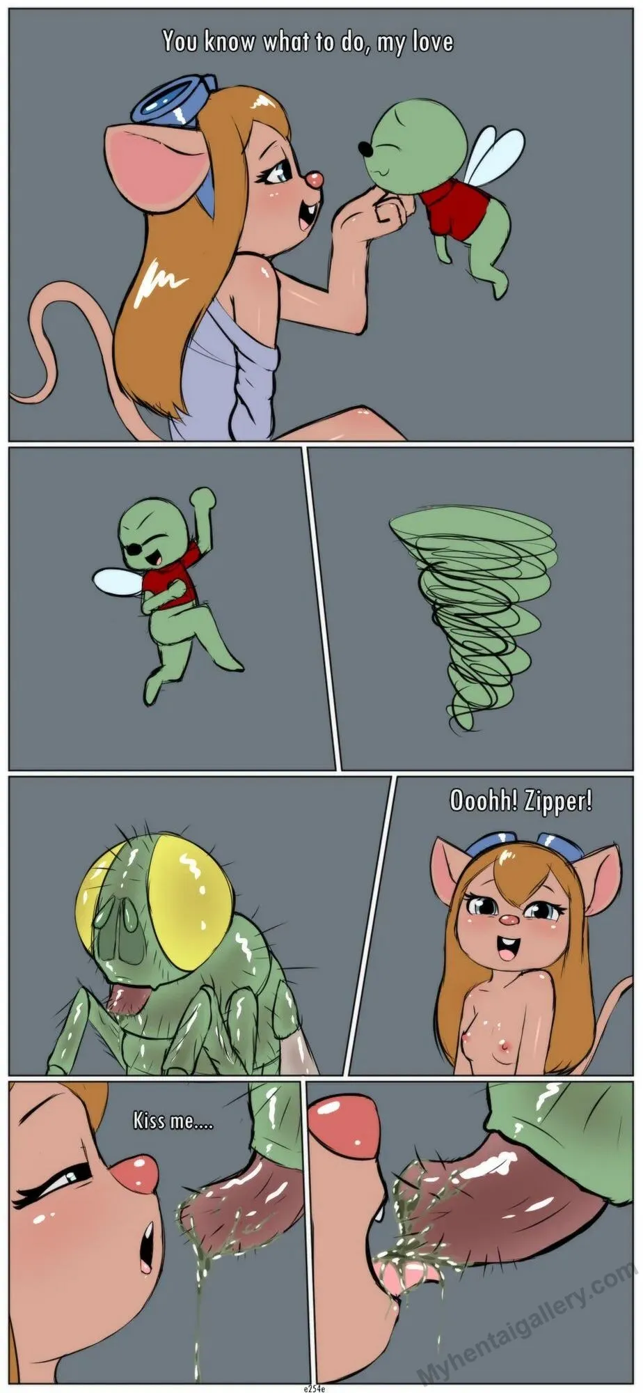 Gadget And Zipper - Gadget Flyed porno comics