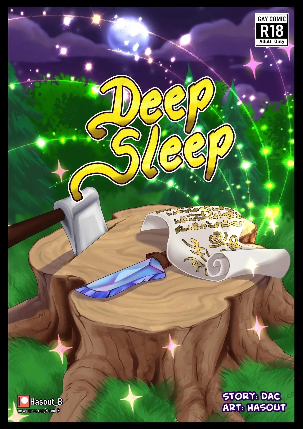 Deep Sleep 1 porno comics Cover