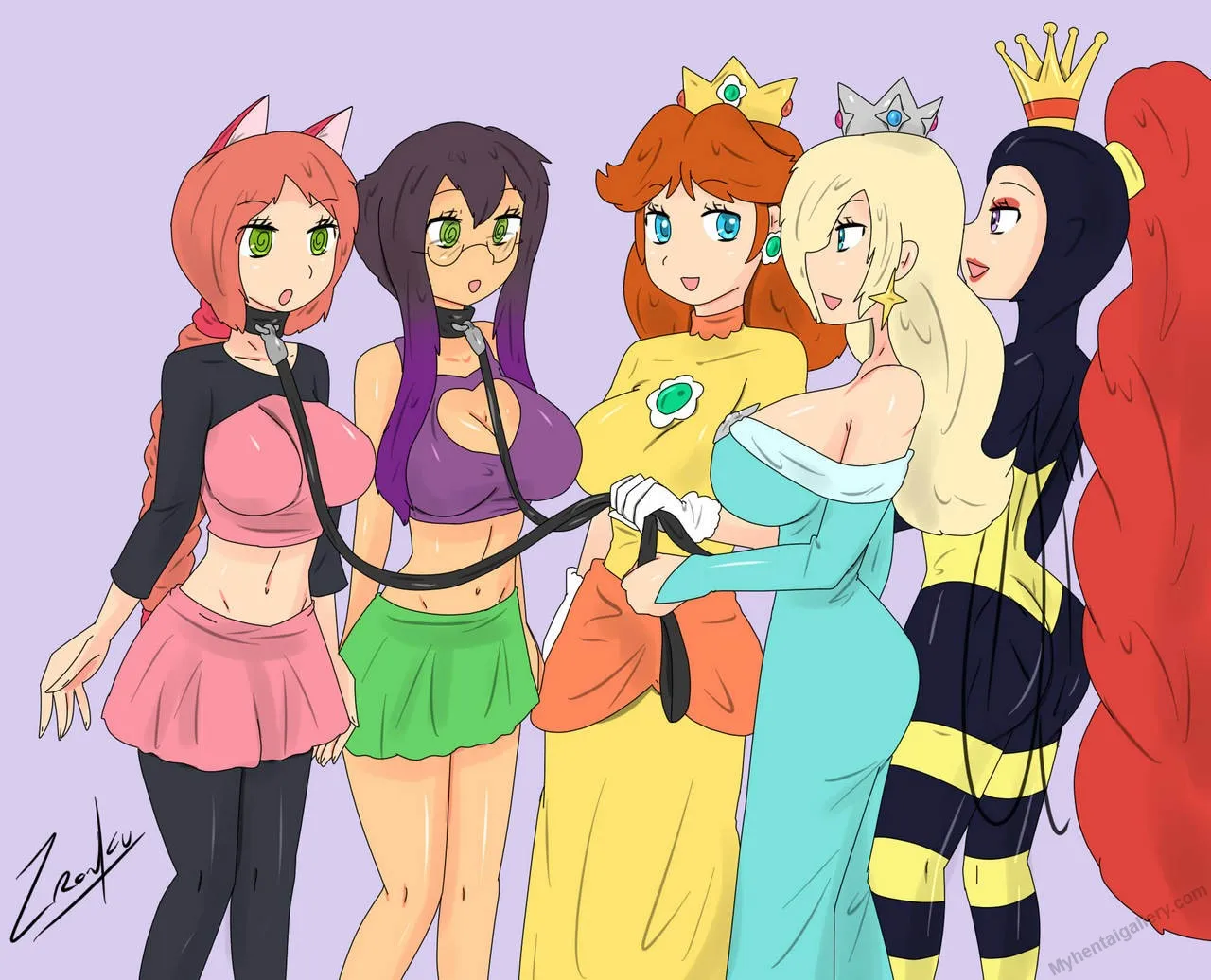 Princess Party - New Partners porno comics Cover