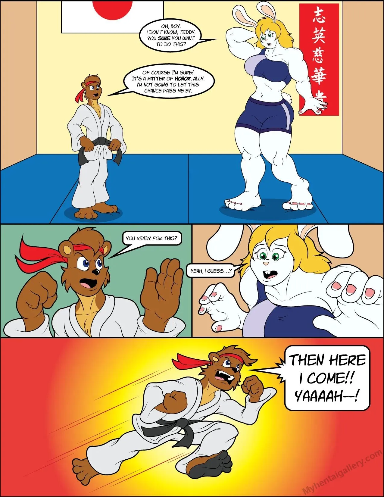 A Friendly Spar porno comics