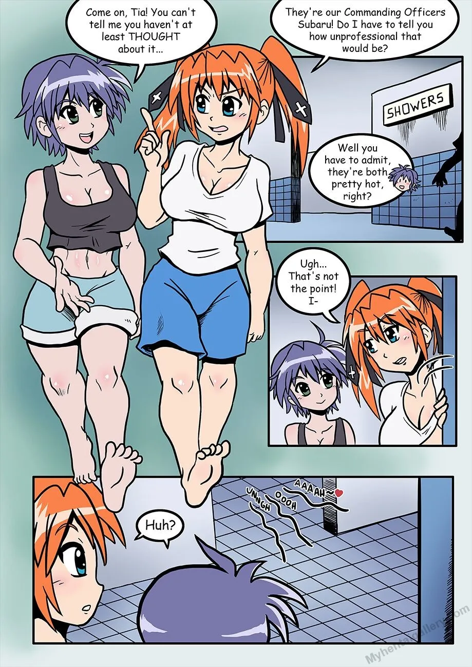 Subaru x Teana porno comics