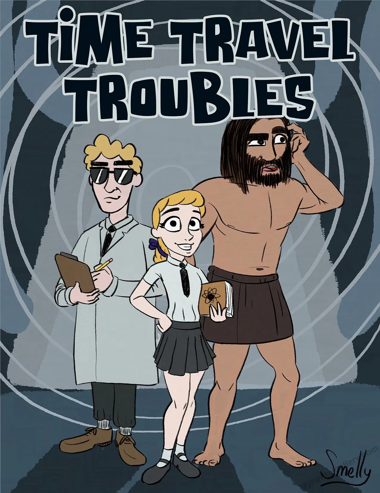 Time Travel Troubles porno comics Cover
