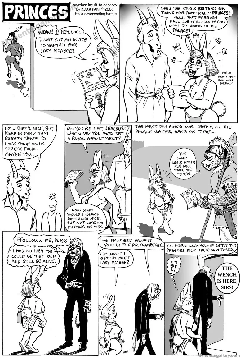 Princes porno comics Cover