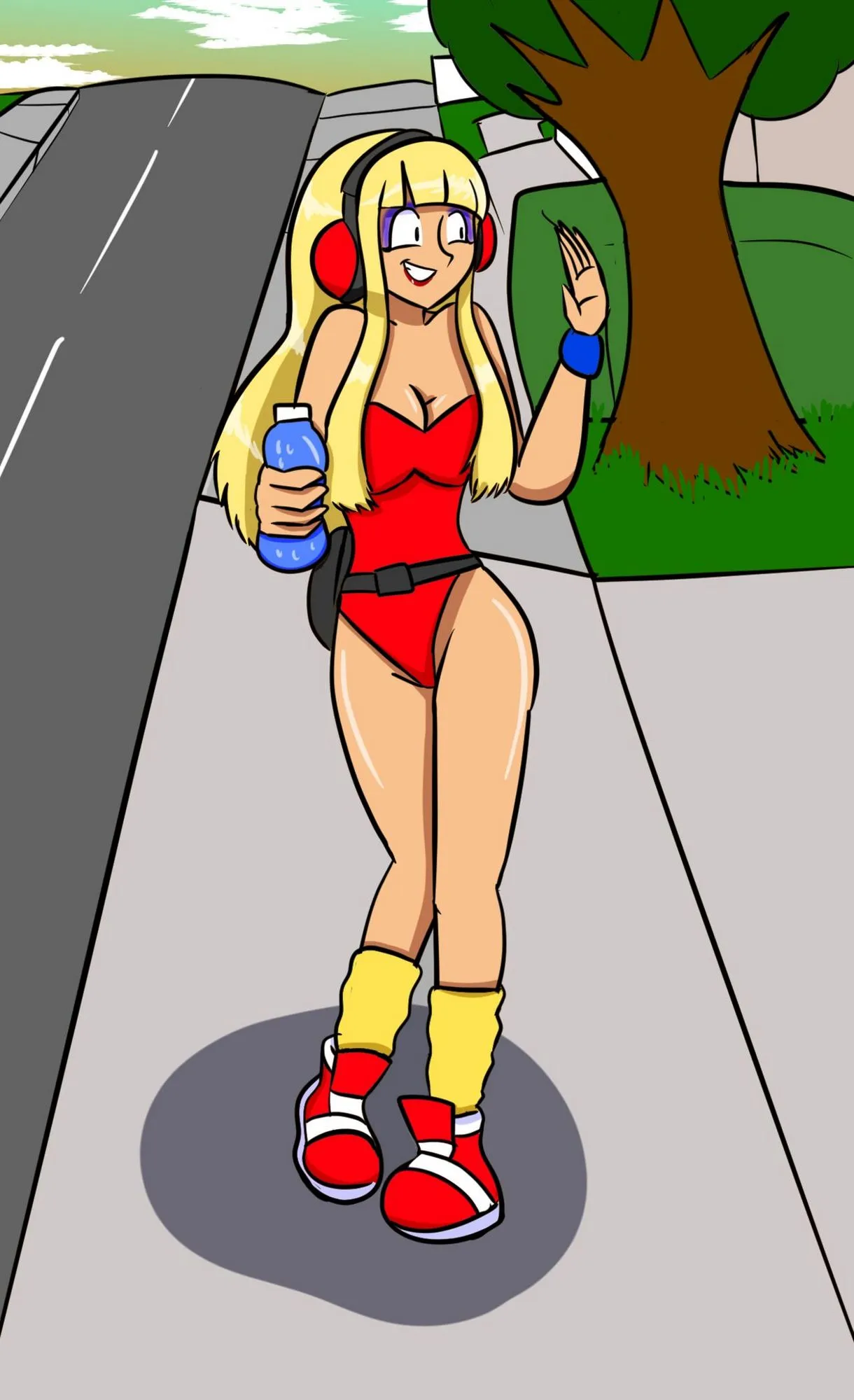 Tiffany's Jogging Nightmare porno comics Cover