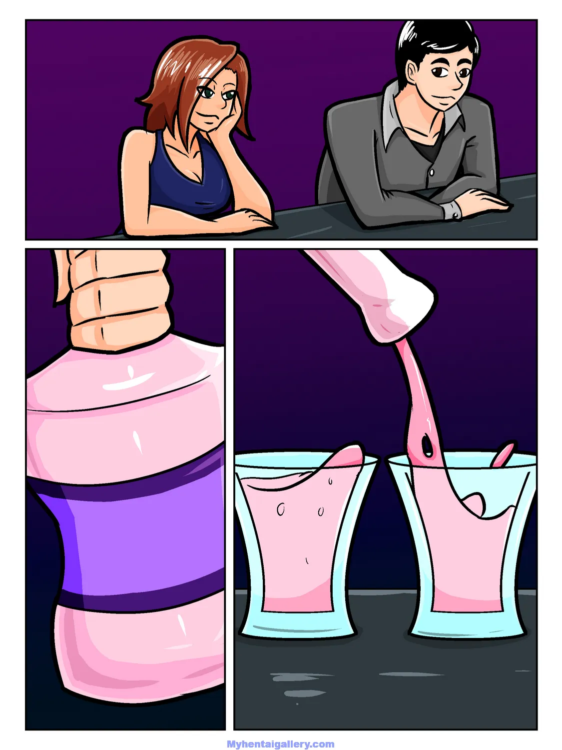 Drinks porno comics