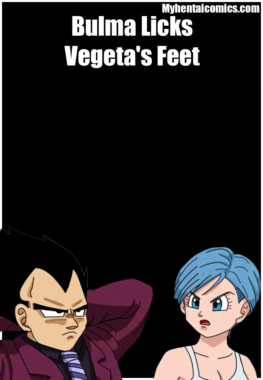 Bulma Licks Vegeta's Feet porno comics Cover