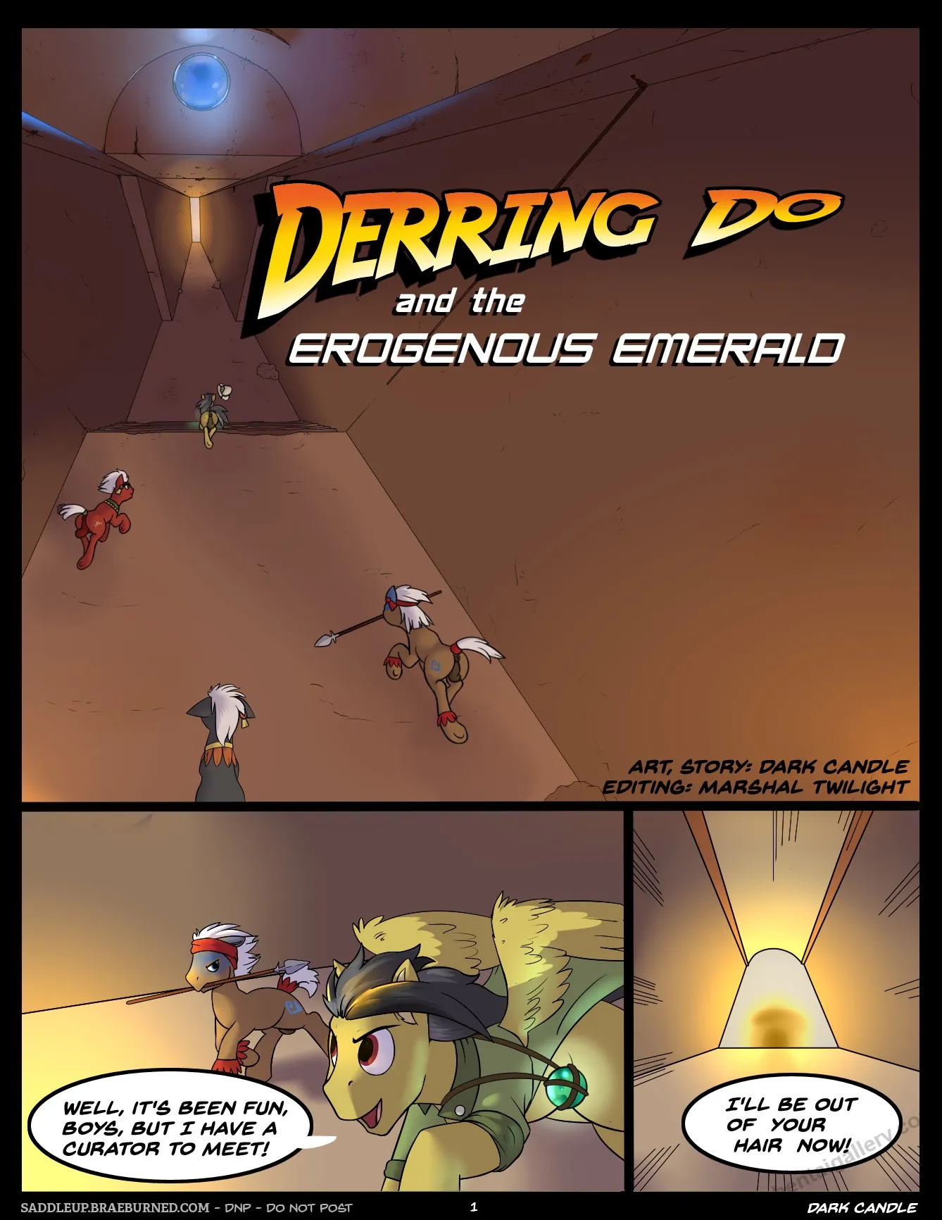 Derring Do And The Erogenous Emerald porno comics