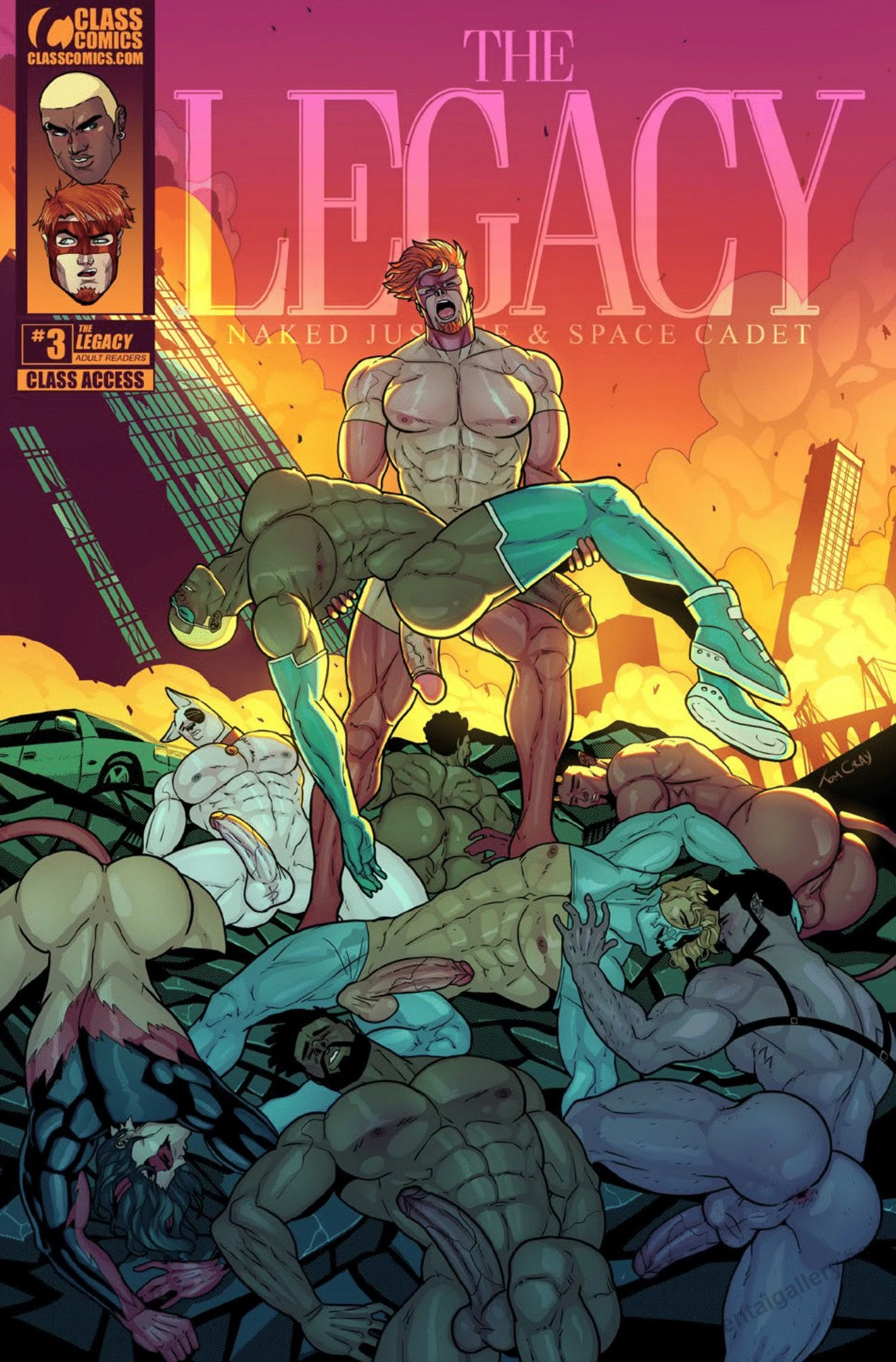 The Legacy 3 - Naked Justice & Space Cadet porno comics