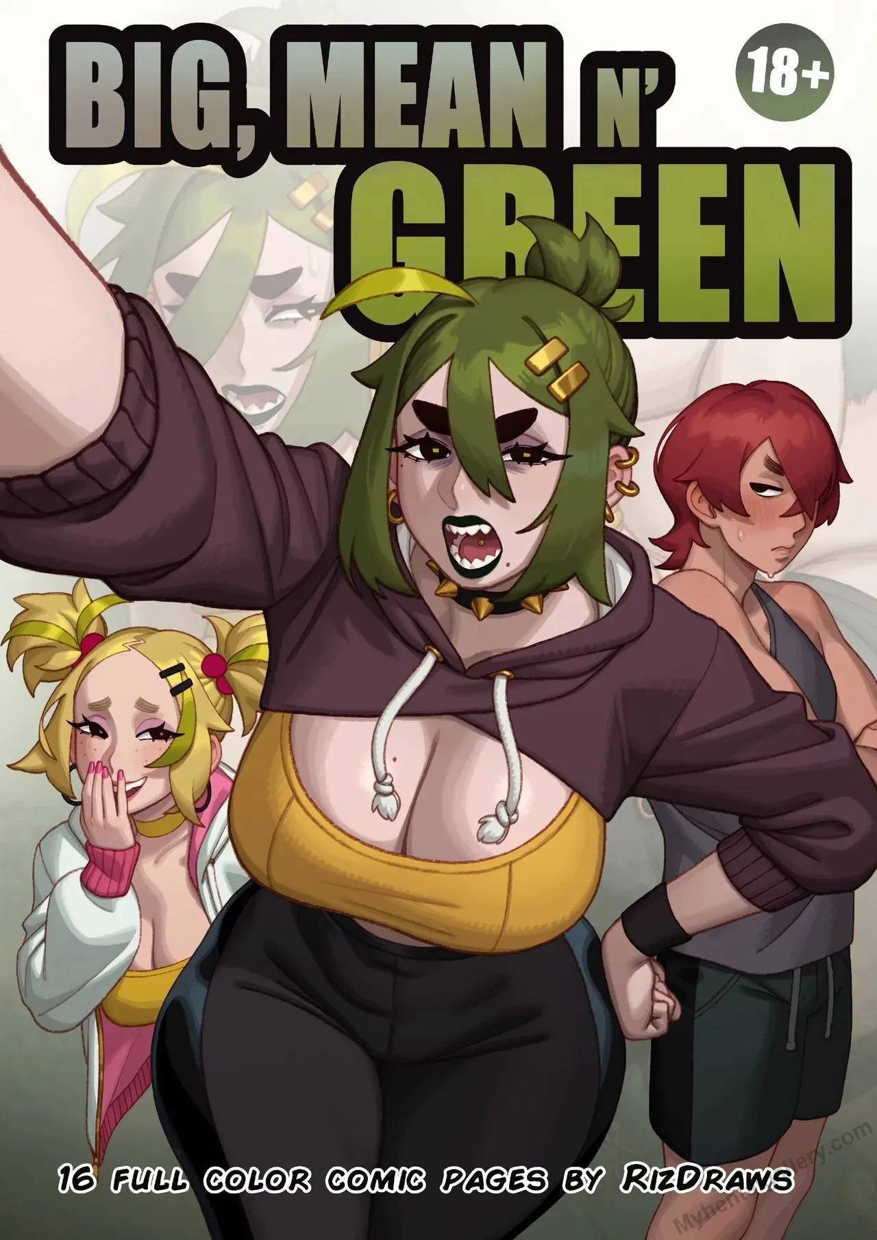 Big, Mean N' Green porno comics Cover