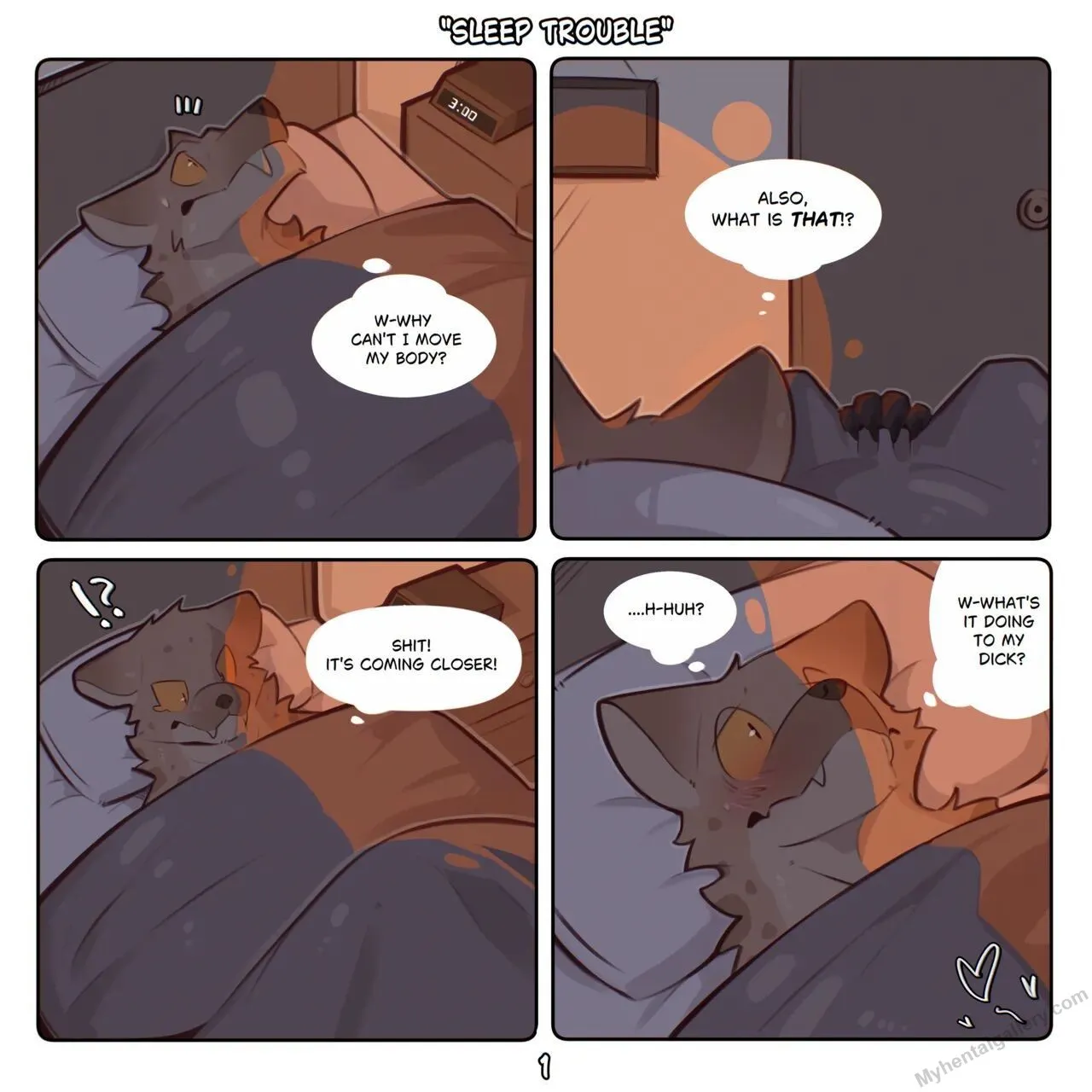 Sleep Trouble porno comics Cover