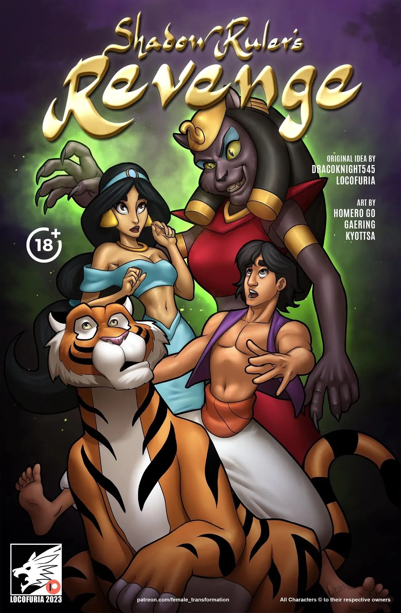 Shadow Ruler's Revenge 1 porno comics Cover