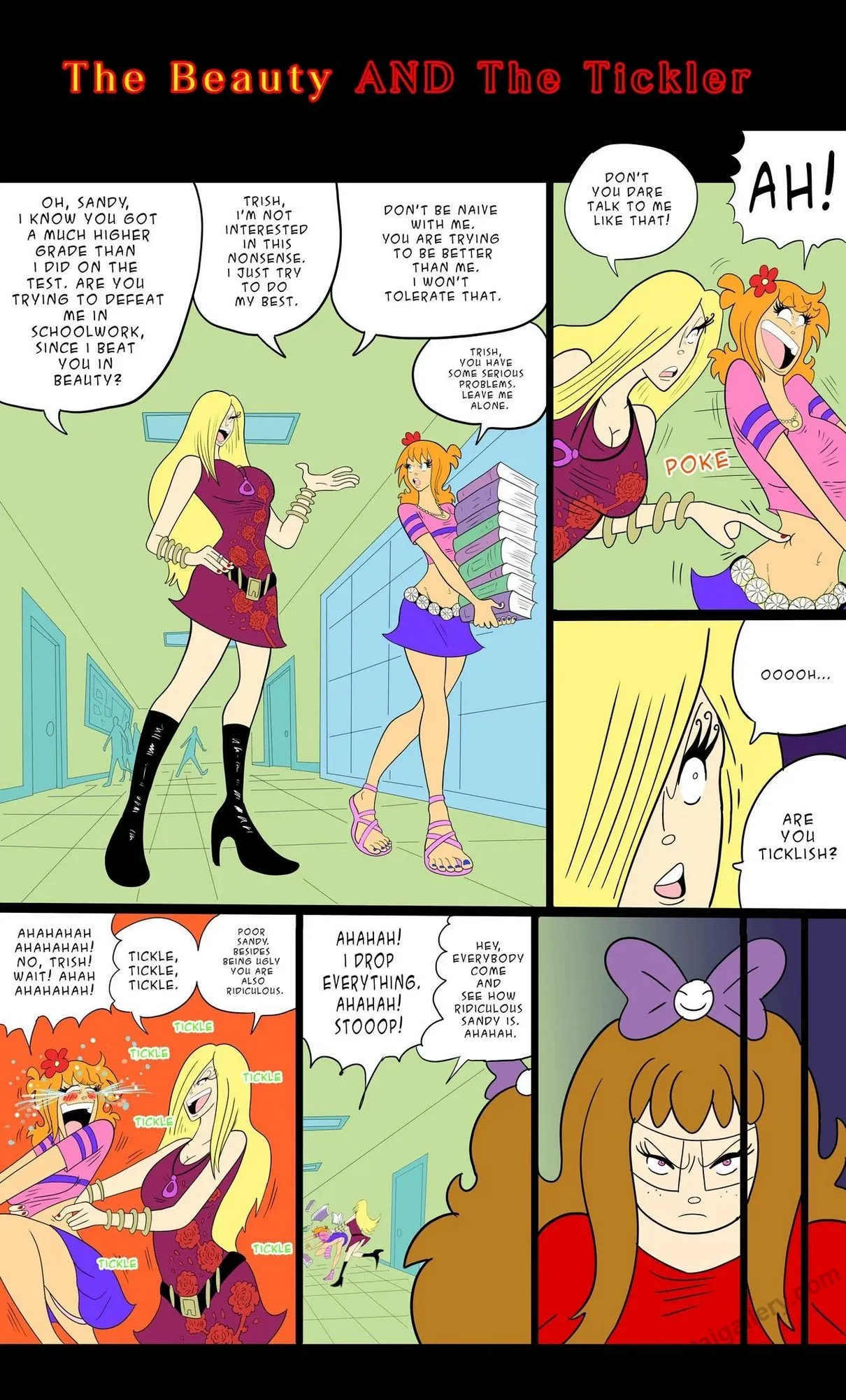 The Beauty And The Tickler porno comics