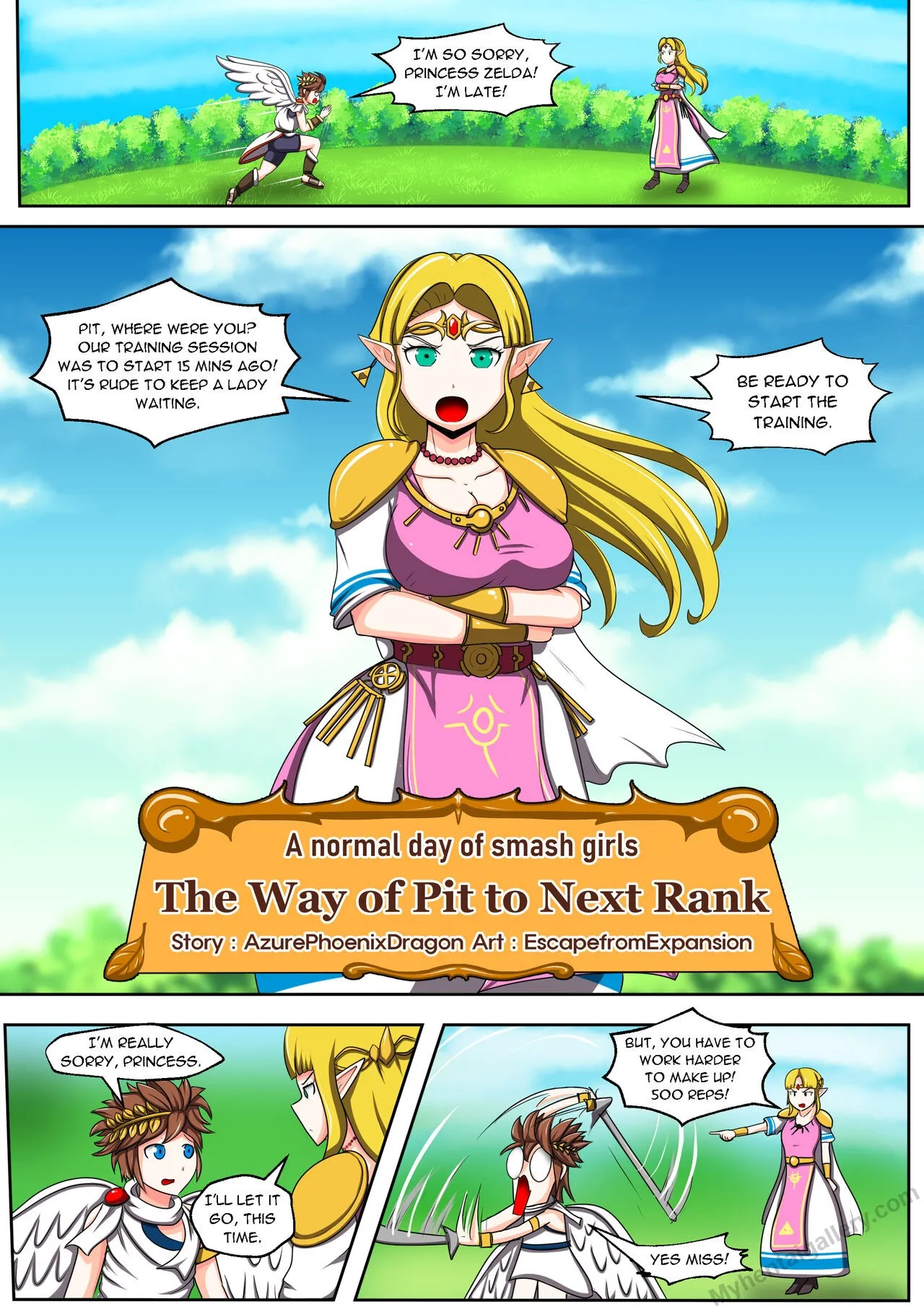 A Normal Day Of Smash Girls 2 - The Way Of Pit To Next Rank porno comics Cover