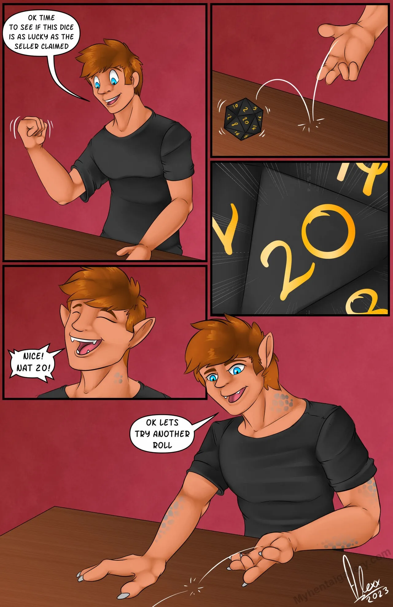 Dungeons & Dongs porno comics Cover