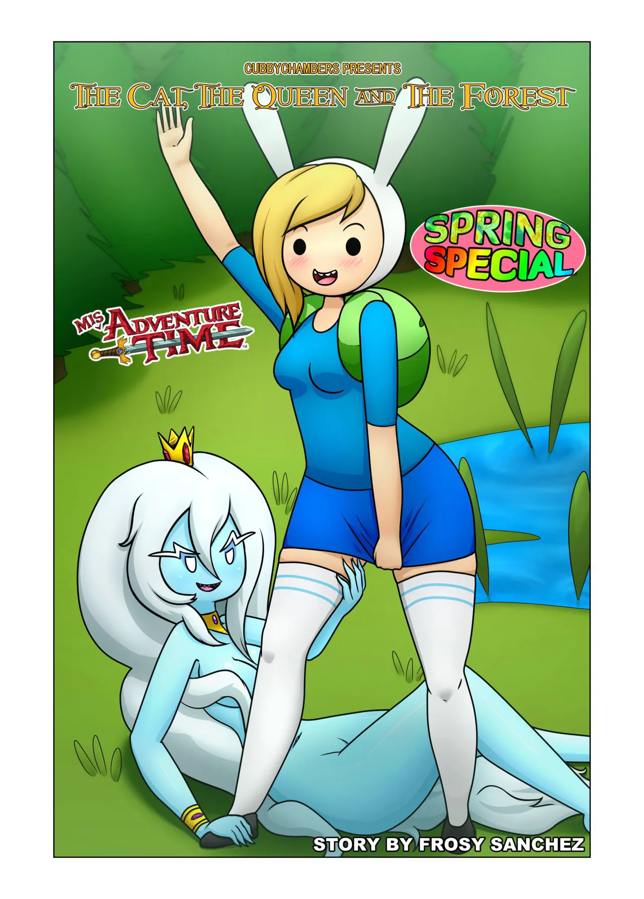 MisAdventure Time Special - The Cat, The Queen, And The Forest porno comics Cover