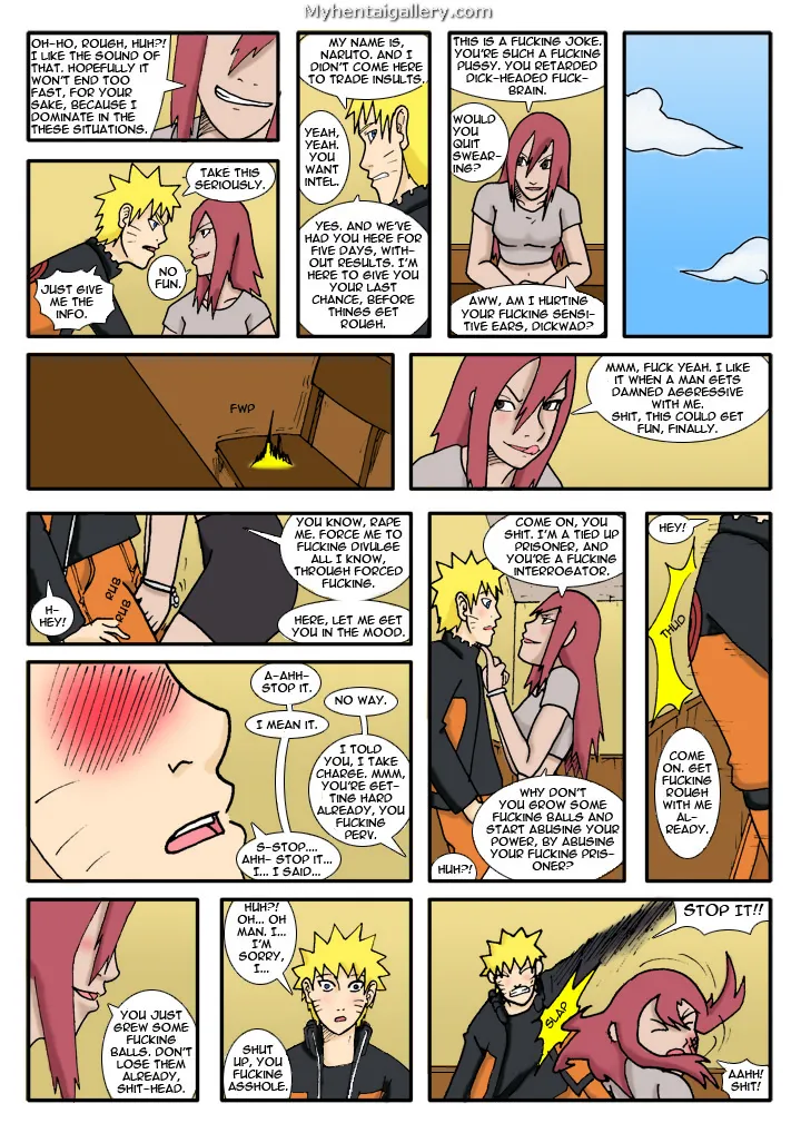 Naruto Interrogations porno comics Cover