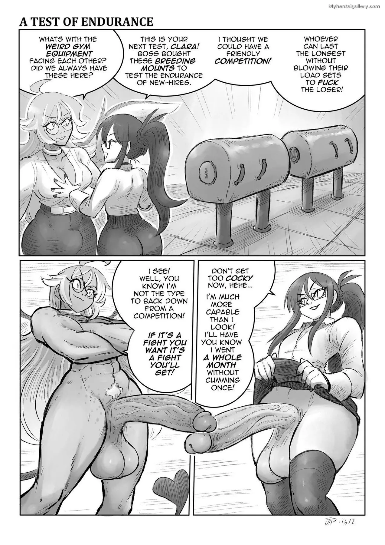 Test Of Endurance porno comics Cover