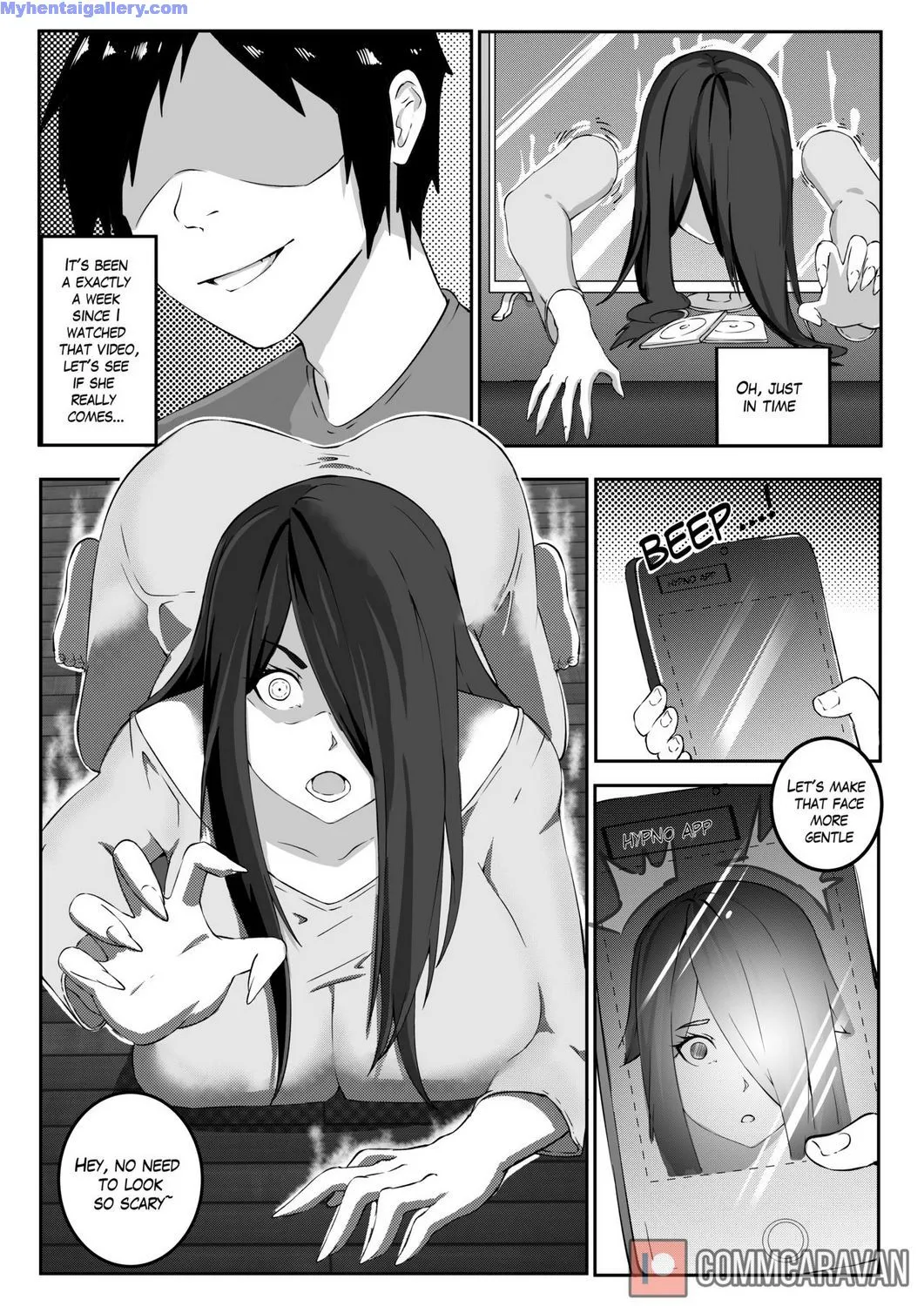 Sadako Hypno'd porno comics