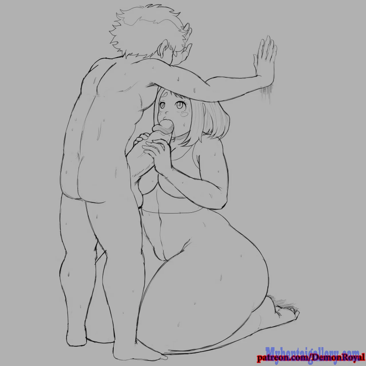 Deku And Ochako porno comics