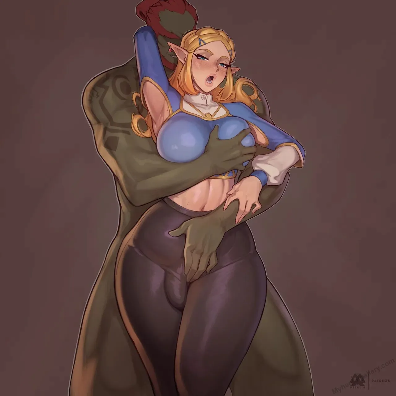 Zelda x Ganondorf (Futa Version) porno comics Cover