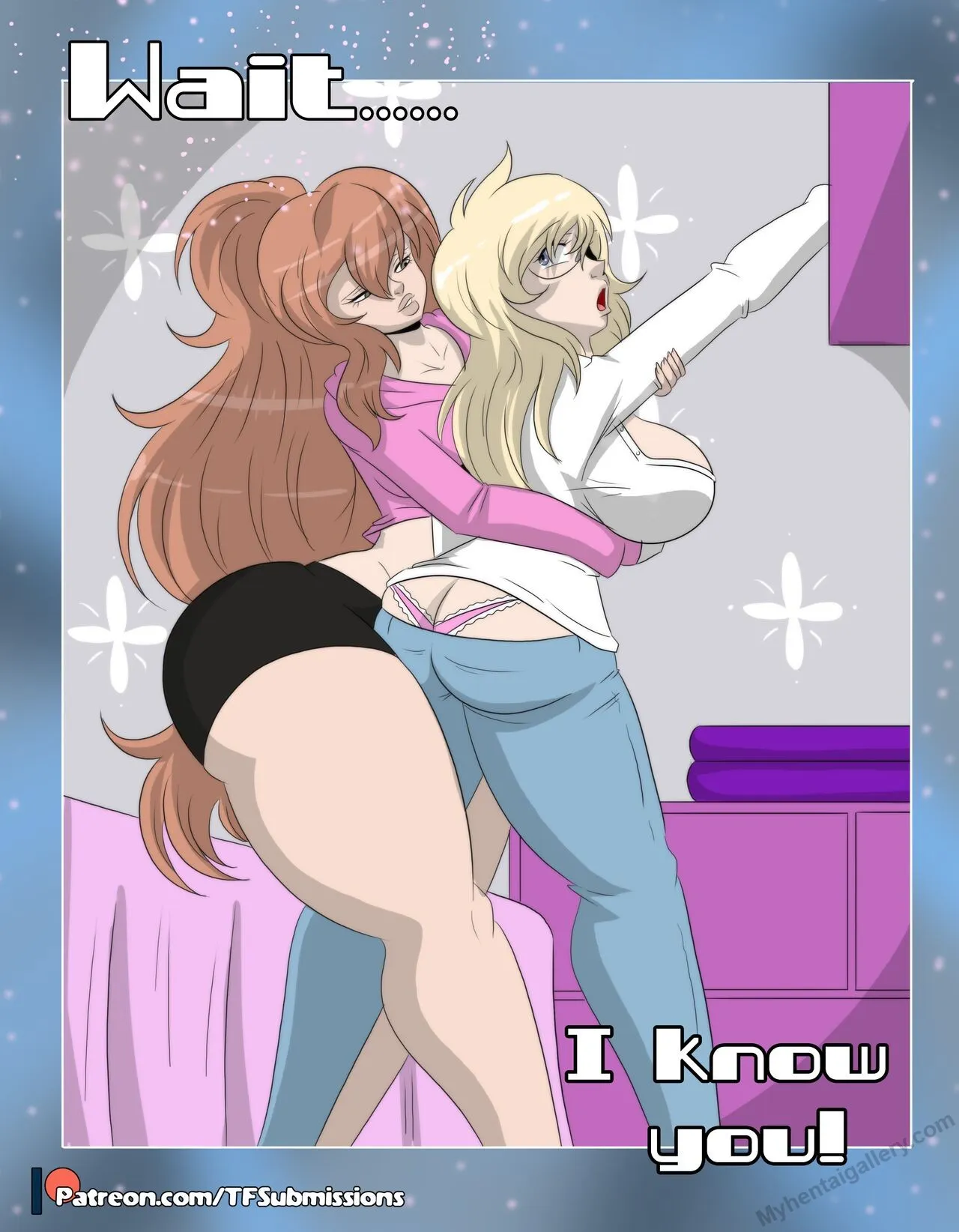 Wait, I Know You porno comics Cover