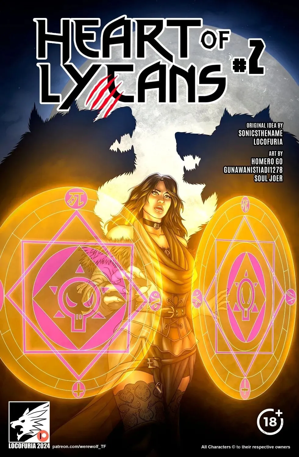 Heart Of Lycans 2 porno comics Cover